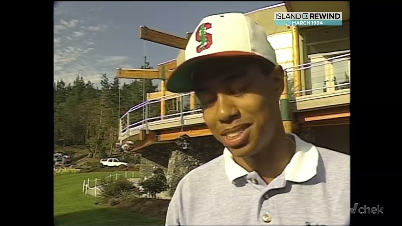 A young Tiger Woods plays Olympic View
