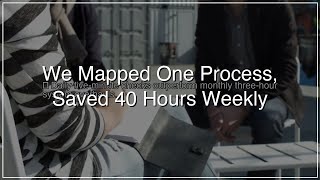 We Mapped One Process, Saved 40 Hours Weekly