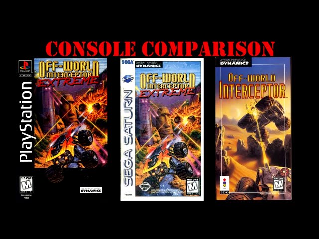 Console Comparison #4 - Off-World Interceptor Extreme (PSX/Saturn