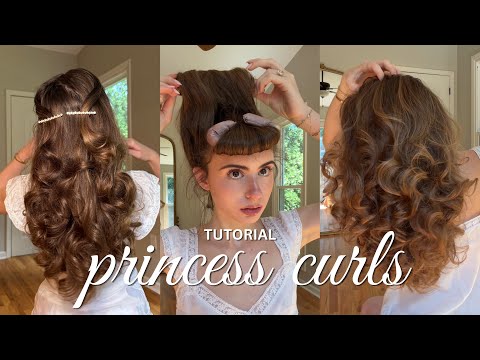 The Best Heatless Curls Tutorial | Princess Curls