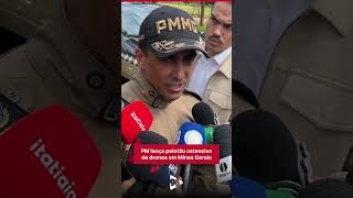 PM de Minas amplia uso de drones e aposta em reconhecimento facial no patrulhamento