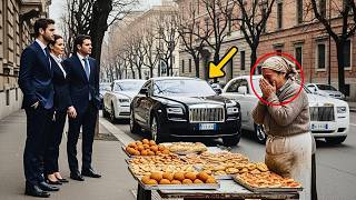 POVERA VENDITRICE nutrì 3 gemelli senzatetto; anni dopo, 3 Rolls Royce si fermarono alla bancare