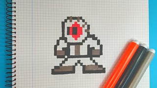 How To Draw Wild Card Skin Fortnite Pixel Art Tutorial