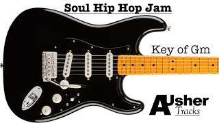 Video thumbnail of "Soul Hip Hop G minor | Guitar Backing Track"