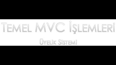 ASP.NET - MVC - Identity ile Üyelik Sistemi