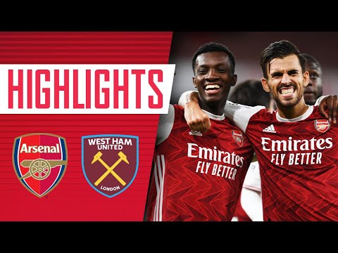 HIGHLIGHTS | Arsenal vs West Ham (2-1) | Lacazette, Antonio, Nketiah