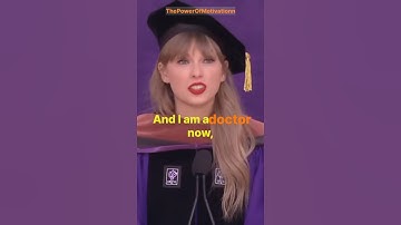 Taylor Swift at NYU graduation speech 🔥😅 #taylorswift #swifties