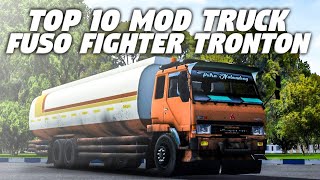 TOP 10 MOD TRUCK FUSO FIGHTER TRONTON | MOD BUSSID