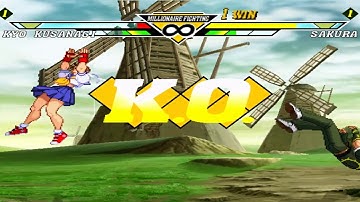 Capcom vs SNK 2 [ Kyo Kusanagi vs Sakura Kasugano ]