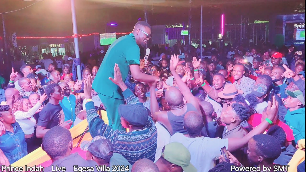 Prince Indah Big Reception at Egesa 2024 || Singing Favorite "Hellena" Song || Powered by SMT