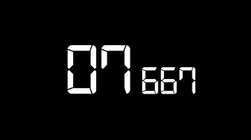 Digital Countdown Timer| Free HD Stock Footage