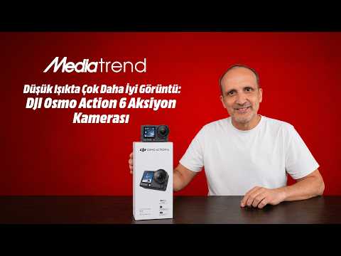Düşük Işıkta Çok Daha İyi Görüntü: DJI Osmo Action 6 Aksiyon Kamerası