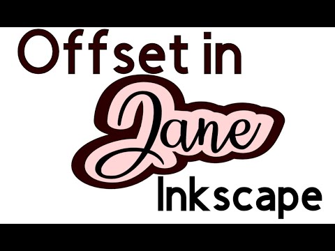 How to do an Offset in Inkscape #inkscapetutorial #offset #crafthack ...