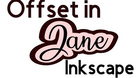 How to do an Offset in Inkscape   #inkscapetutorial #offset #crafthack