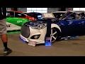 Bagged Hyundai Veloster At Hot Import Nights Phoenix 2019 HIN KDM 
