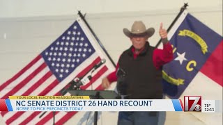 Hand recount in North Carolina Senate primary race