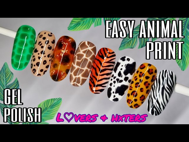 Nail Art by Robin Moses: Hot Rainbow Animal Print Design to bring out your nail  art Wild side! Rawrrr! :D Tutorial inside!