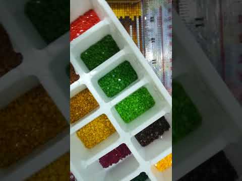 Video Cách làm tranh đính đá siêu thẳng hàng Đạt khoảng trên... - youtube