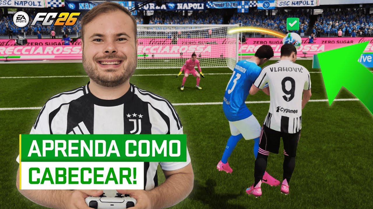 FC 26 | Como CABECEAR do jeito CERTO! Tutorial de cabeceios