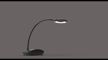 Study Table Lamp Design In Solid Works