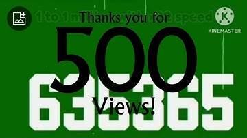 Number 1 to 1 million with ×32 speed