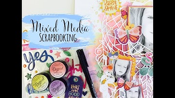 Mixed Media Scrapbooking | Process Video | Lauren Hender