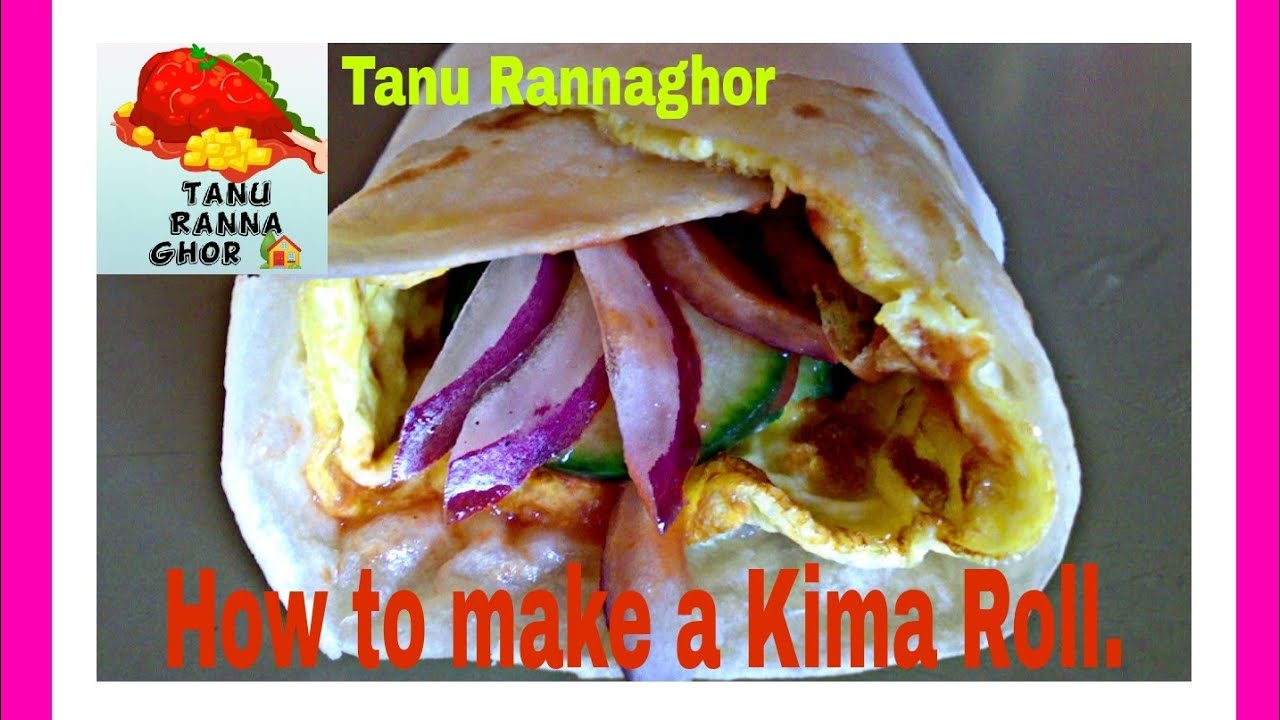 How to make a Kima Roll. Kima Roll Recipe. Indo Chinese Recipe. Roll ...
