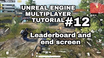 Team death match UNREAL ENGINE tutorial LEADERBOARD END SCREEN #12 #unrealengine #multiplayer