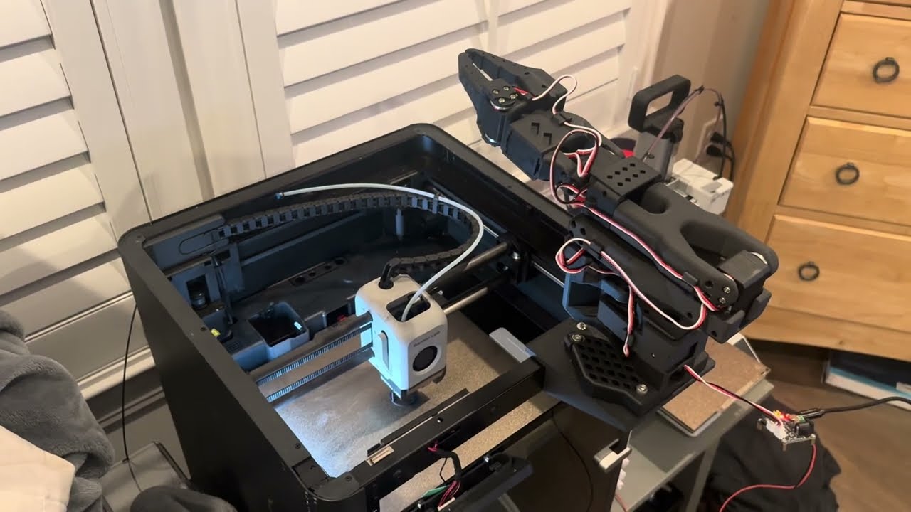 automating my 3d printer with a robot arm