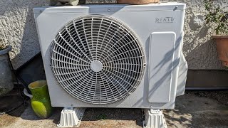ヤマダHD RIAIR ルームエアコン室外機 YHC-22L1 - YouTube
