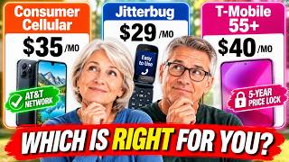 Consumer Cellular vs Jitterbug vs T-Mobile 55 : Which Is Right for You? (2026)