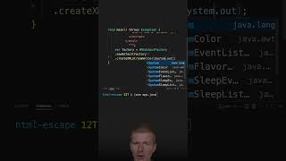 Escaping HTML #java #shorts #coding #airhacks