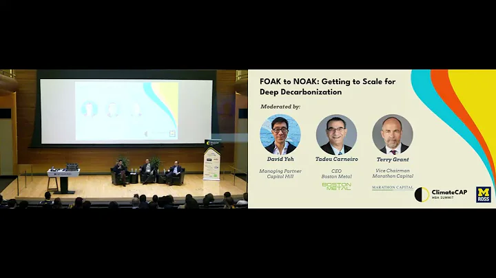 2024 ClimateCAP Summit: FOAK to NOAK Getting to Scale for Deep Decarbonization Breakout