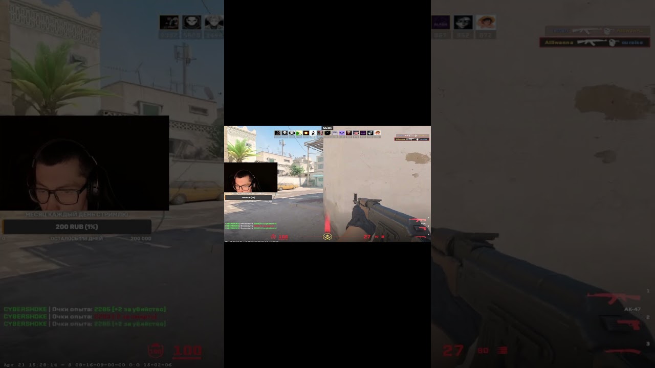 Тренировка на Кибршоке HSDM AK47