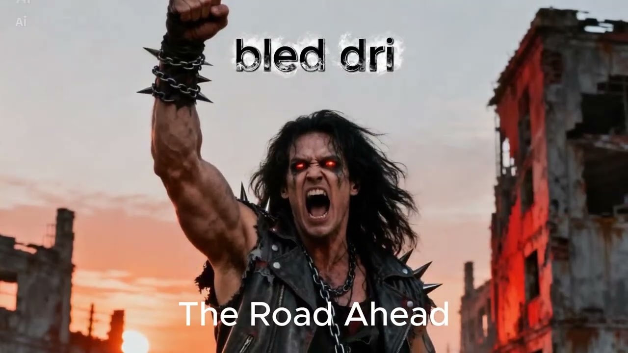 Bled Dri -The Road Ahead. Hard rock blues heavy metal groove riffs music video.