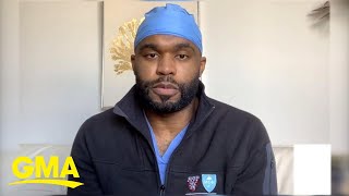 Former NFL safety went from football to the front lines of COVID-19 l GMA