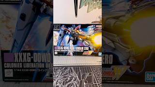 Unboxing HG 1/144 Wing Gundam Zero #gunpla #gundamwing #gundam #bandai #bandainamco #plasticmodel