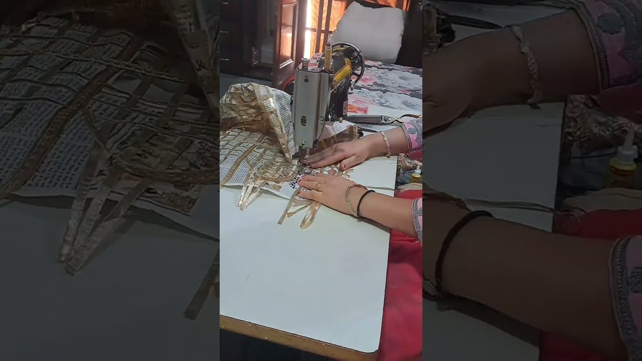 Trending jaal dupatta making full tutorial #shorts 