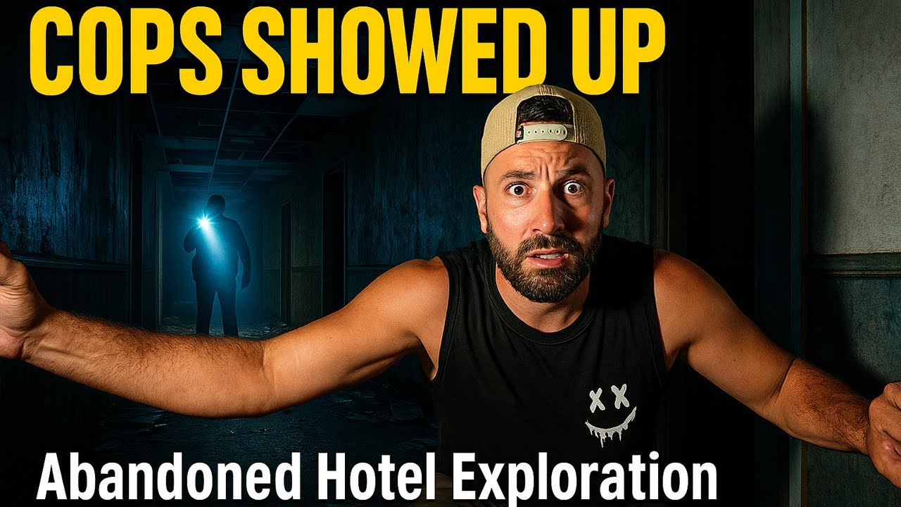 ABANDONED HOTEL with WATER SLIDES GONE WRONG COPS CALLED!
