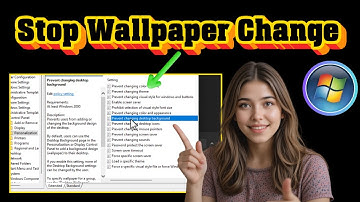 How To Prevent Changing Desktop Background On Windows 11 - Full Guide