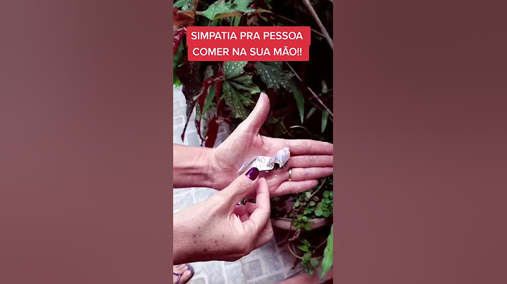 SIMPATIA PARA FAZER A PESSOA COMER NA SUA MÃO!  SIMPATIAS #1