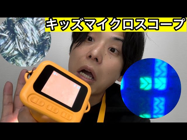 キッズマイクロスコープ】顕微鏡でいろんなもの見てみた【130】 - YouTube