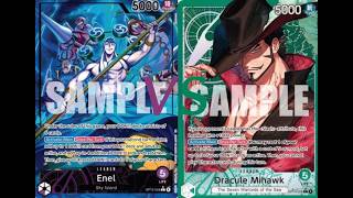 [Op15 One Piece Card Game] Purple Enel Vs Green Mihawk
