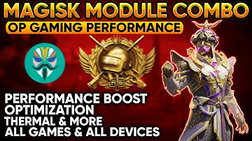 Magisk Module Combo For Gaming | Best Module Combo For Bgmi/Pubg | Best Magisk Gaming Module