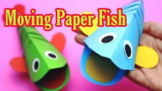 Paper Fish Moving Paper Fish Paper Crafts For Kids Fakhar Arts