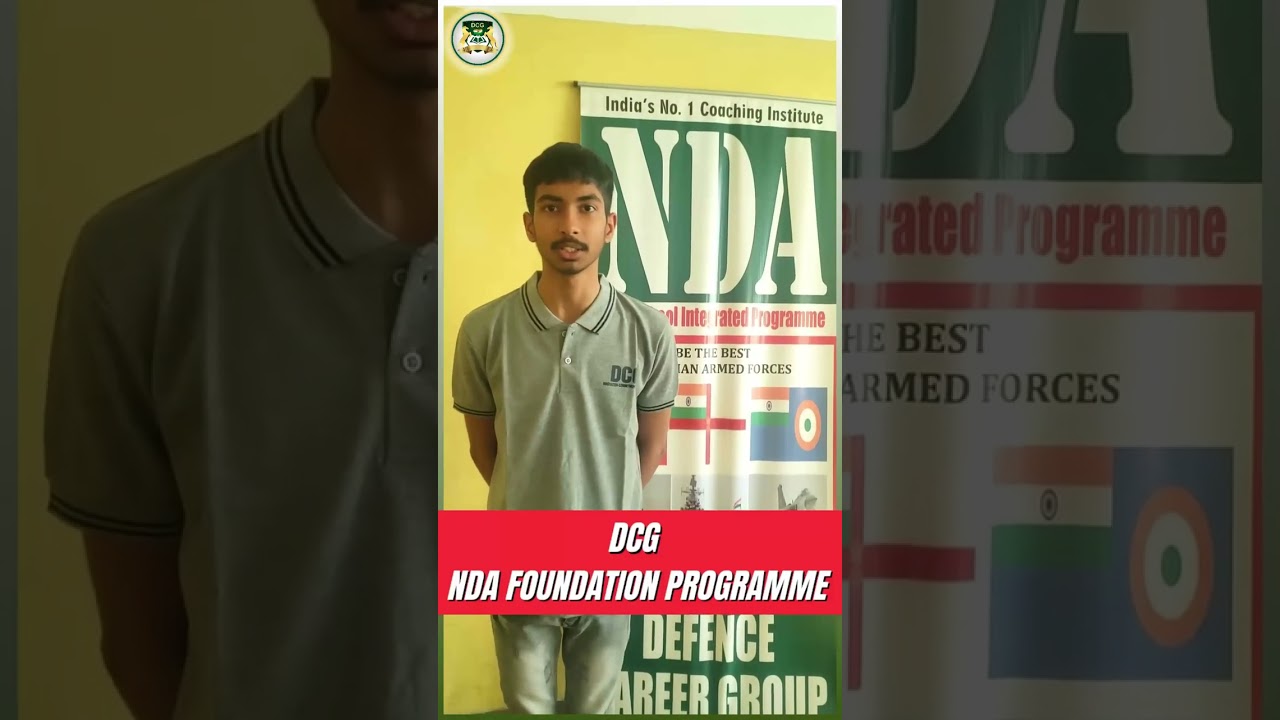 NDA Foundation Programme by DCG, Student Feedback |NDA after 10th | NDA with Schooling 