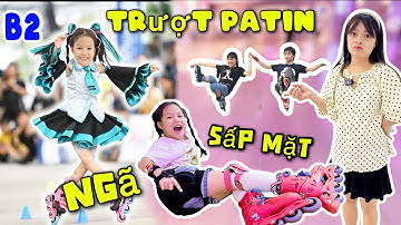 Bố Hùng Và Em Quỳnh Nhi Trượt PATIN Ngã Sấp Mặt | Hằng Nheo Official