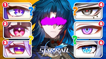 HONKAI: STAR RAIL EYE QUIZ 👁️🔥 |  GUESS THE CHARACTER BY THEIR EYES | HONKAI STAR RAIL QUIZ 🚀