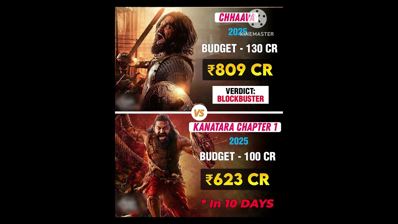 Chhaava vs Kantara Chapter 1 Box Office Clash 2025