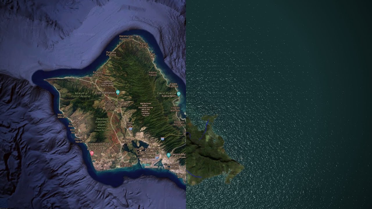 Гавайи в жизни и в test drive unlimited! Выдуманное Оаху